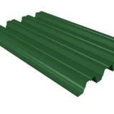 Профнастил Н75 двусторонний зелёный RAL 6002 0,4 мм
